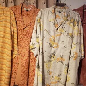 Tommy Bahama XXL Camp Style Shirts, Lot of 4, Pre-owned.